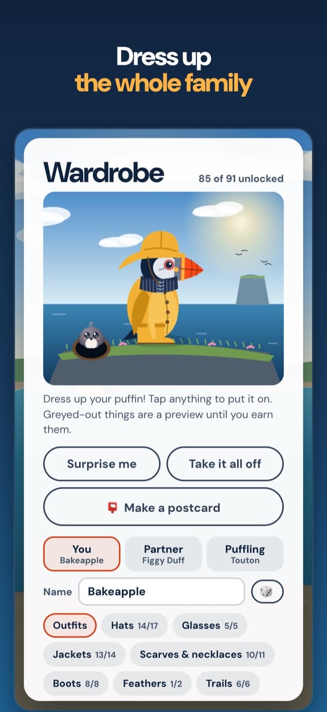 Dress up the whole family